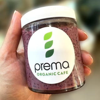Chia Pudding: Blueberry